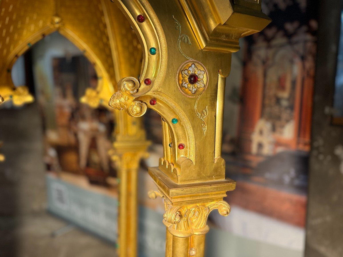 Monumental Ciborium Dated 1889      -photo-4