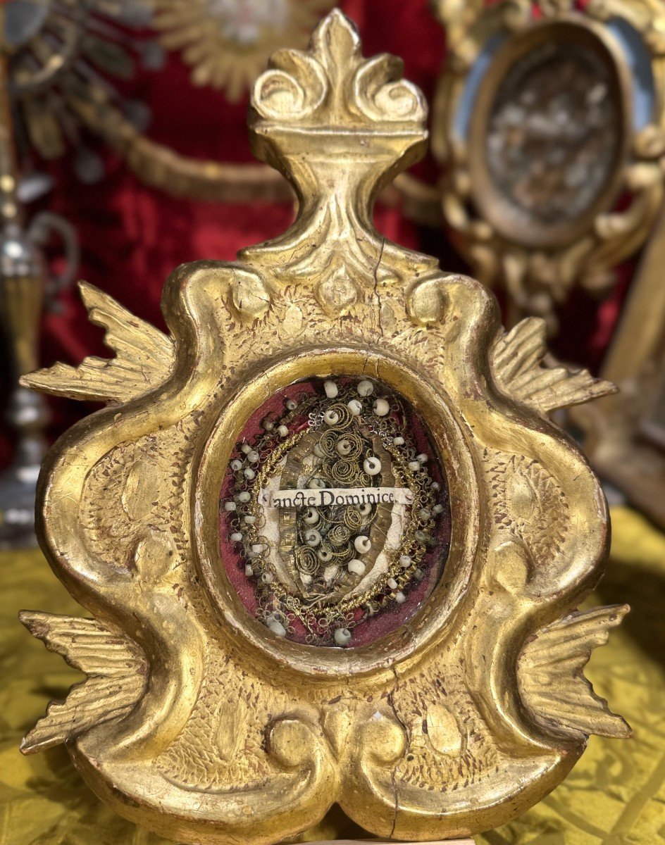 Reliquary Of Saint Dominic - Vatican Seals - Late 18th Century 