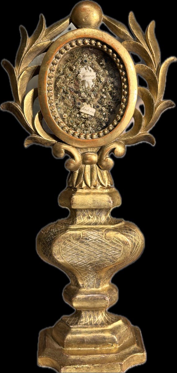 Monstrance Reliquaire Des Saints Maur Et André - Fin XVIIIe  