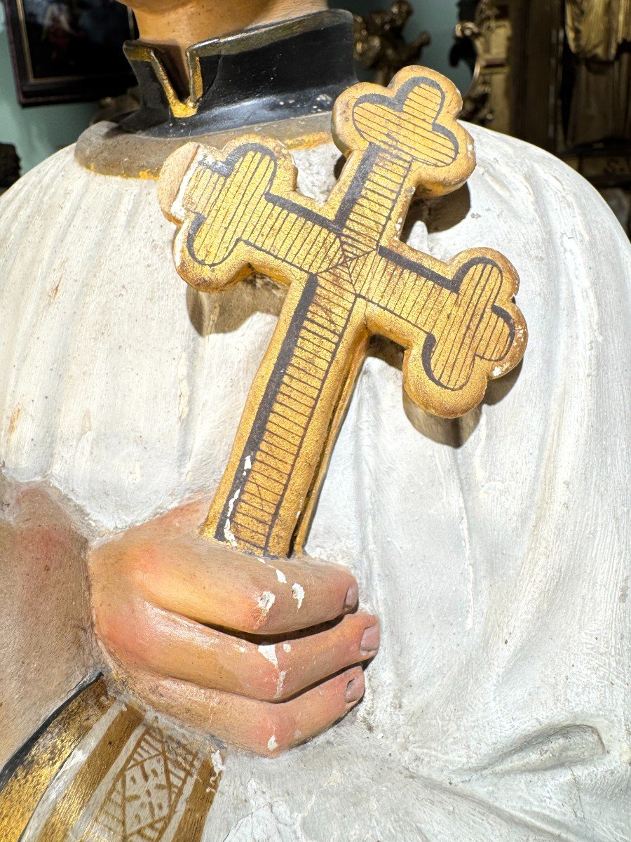 Saint Louis De Gonzague In Prayer - 19th Century -photo-2