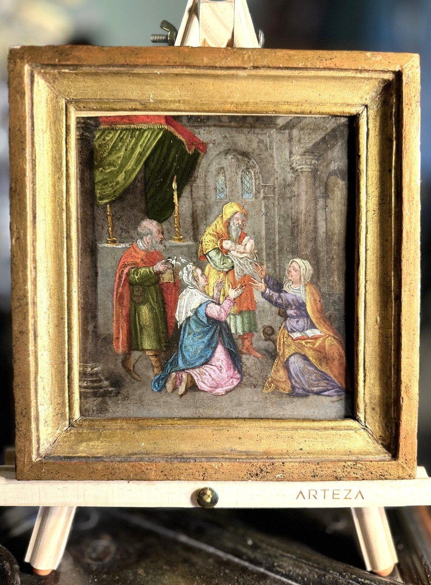 The Presentation Of Jesus At The Temple And His Circumcision - 17th Century -photo-4