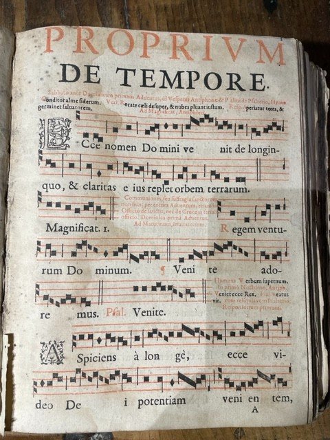 Antiphonaire édité En 1620 à  Paris-photo-2