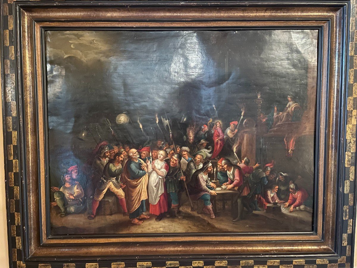 Religious Painting - The Arrest Of Christ - Workshop Of Frans Francken (1581-1642)-photo-1