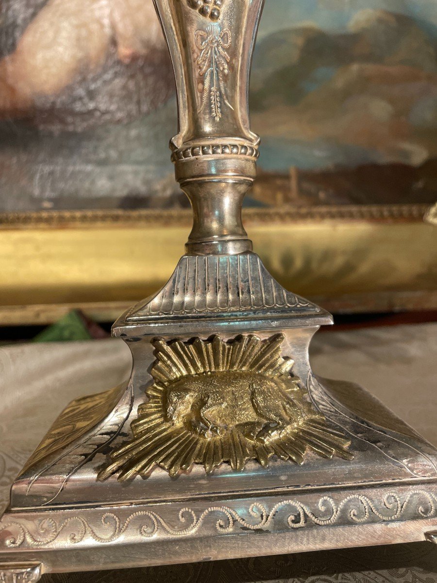 Nineteenth Repoussé Silver Monstrance-photo-4