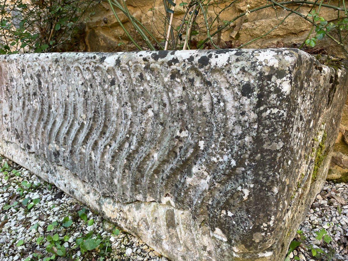 Sarcophage Romain En Marbre -  IVe-photo-3