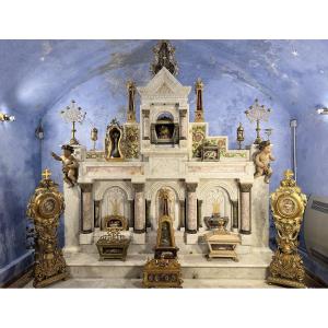 Monstrance Reliquaire De Saint Donas -  Fin XVIIIe