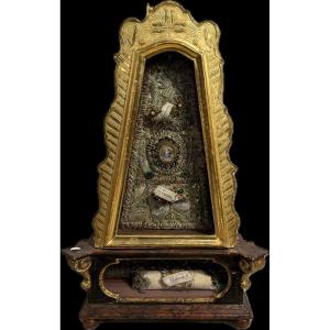 Monstrance Reliquary Of Saint Liberat - Late 18th Century