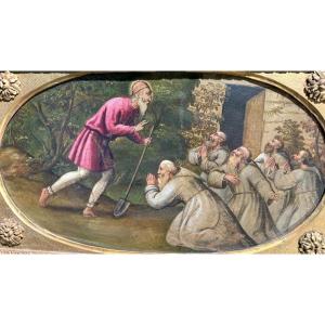 Saint Fiacre At Work - 18th Century  