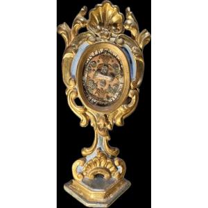 Monstrance Reliquary Of Saint Lucy - 18th Century 