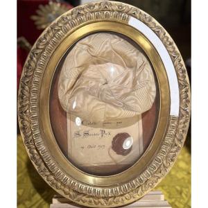 Relic Of Saint Pius X -1909