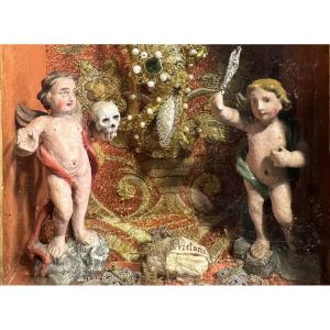 Italian Diorama Reliquary - 18th Century 