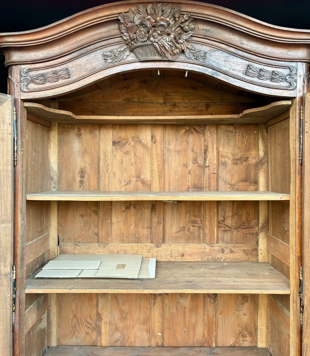 Rare Armoire Provençale De Mariage XVIIIeme Siècle -photo-1