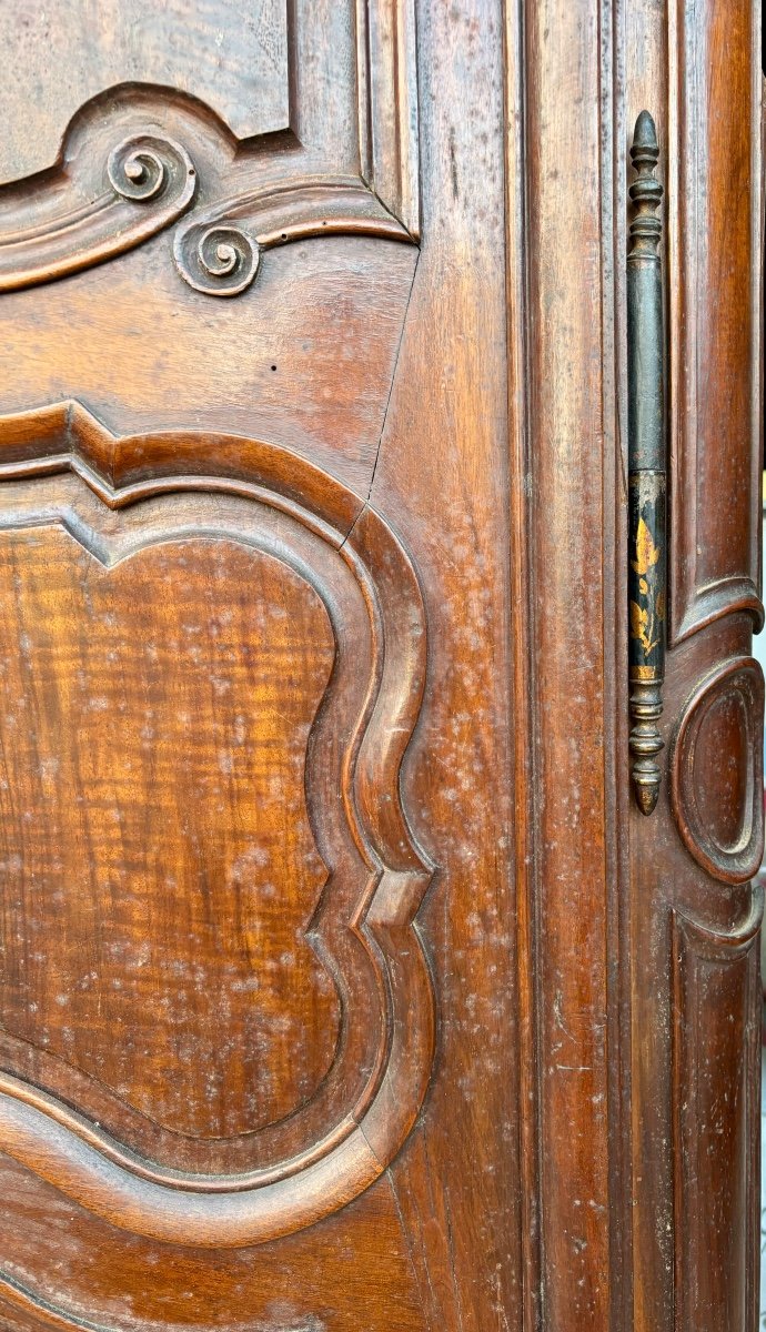 Rare Armoire Provençale De Mariage XVIIIeme Siècle -photo-5