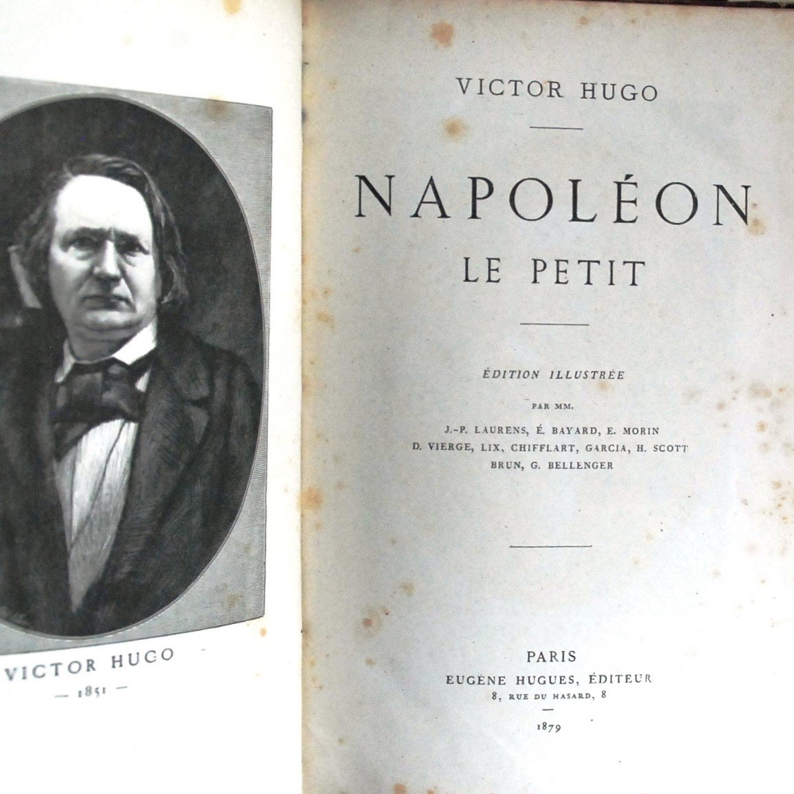 Victor Hugo - Publisher Eugène Hugues . Paris-photo-4