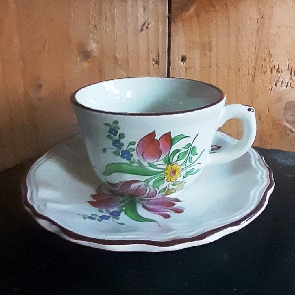 K&g Lunéville Fine Earthenware Coffee Service -photo-2