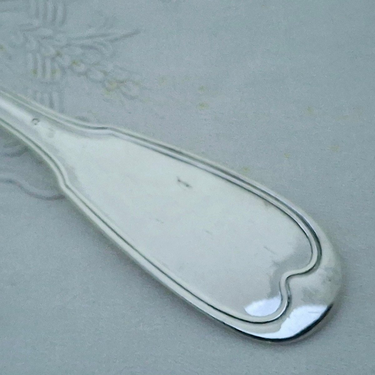 Minerva Hallmarked Stew Spoon, 19th Century-photo-2