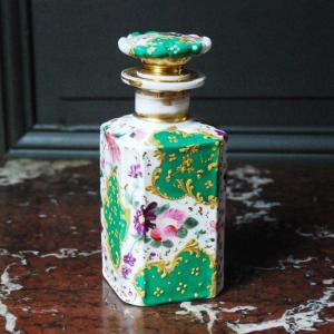 Perfume Or Toiletry Bottle In Paris Porcelain,