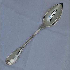 Minerva Hallmarked Stew Spoon, 19th Century