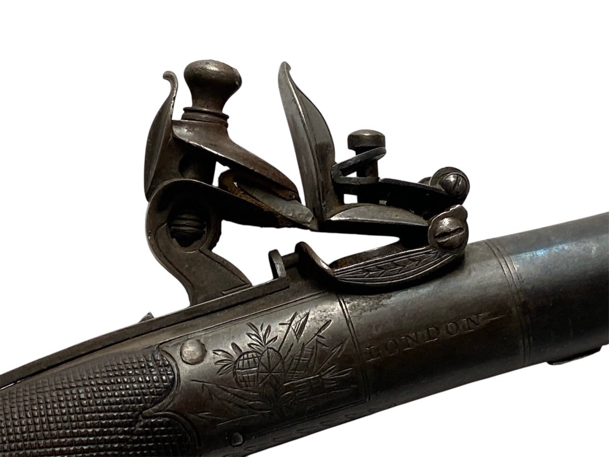 Scottish Flintlock Pistol Circa 1800-photo-3