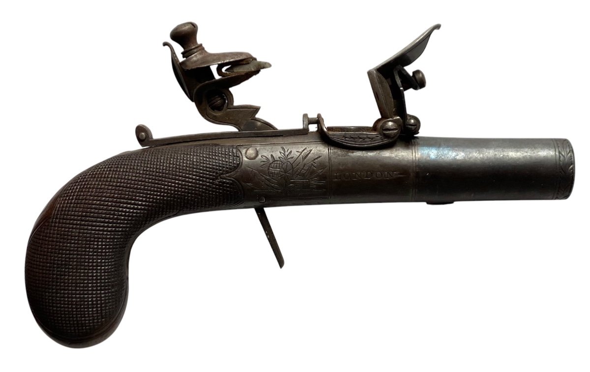 Scottish Flintlock Pistol Circa 1800-photo-4