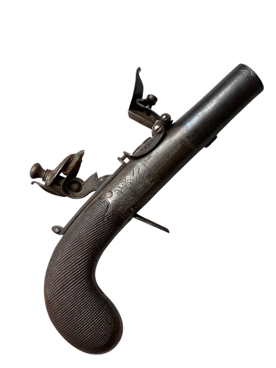 Scottish Flintlock Pistol Circa 1800-photo-8