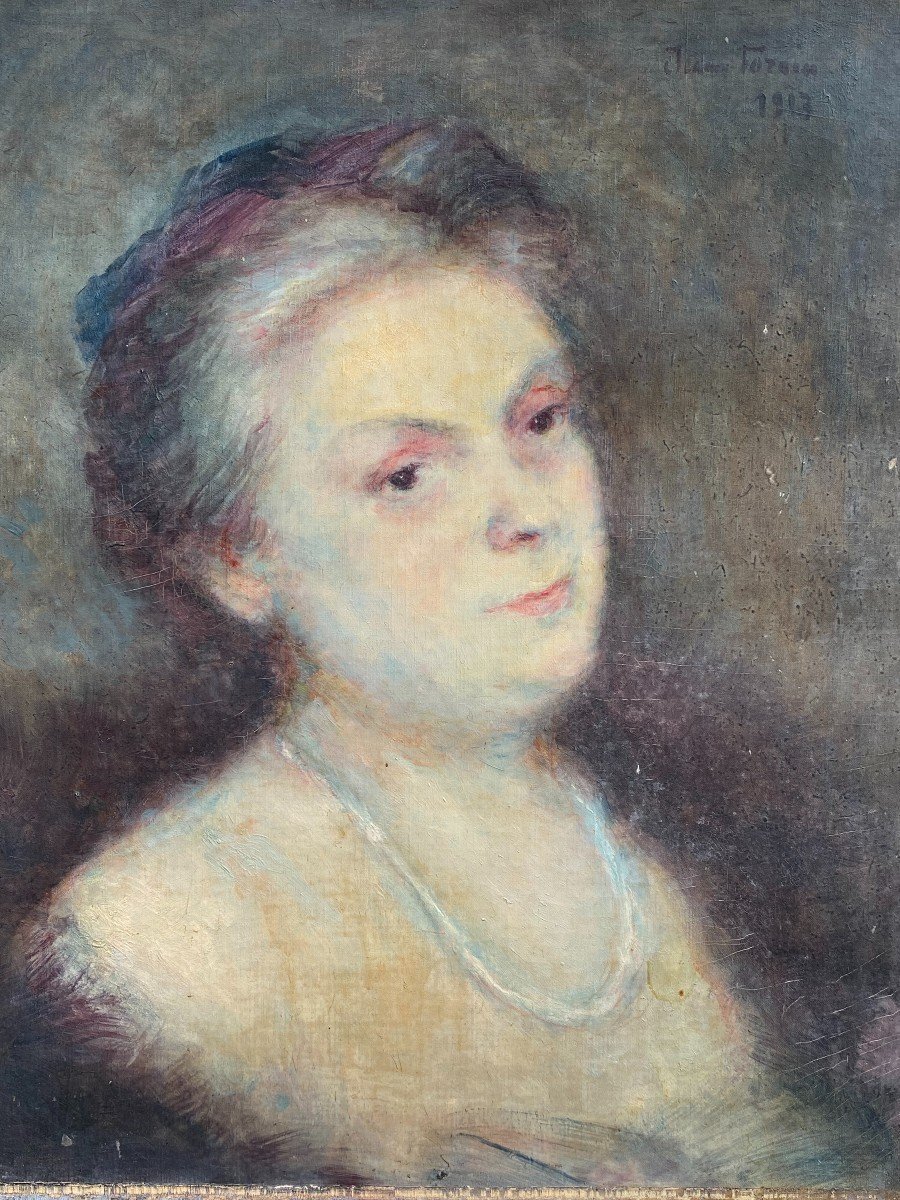 Jeanne Forain (1865 - 1954), Portrait Of Princess Galitzine. 1913