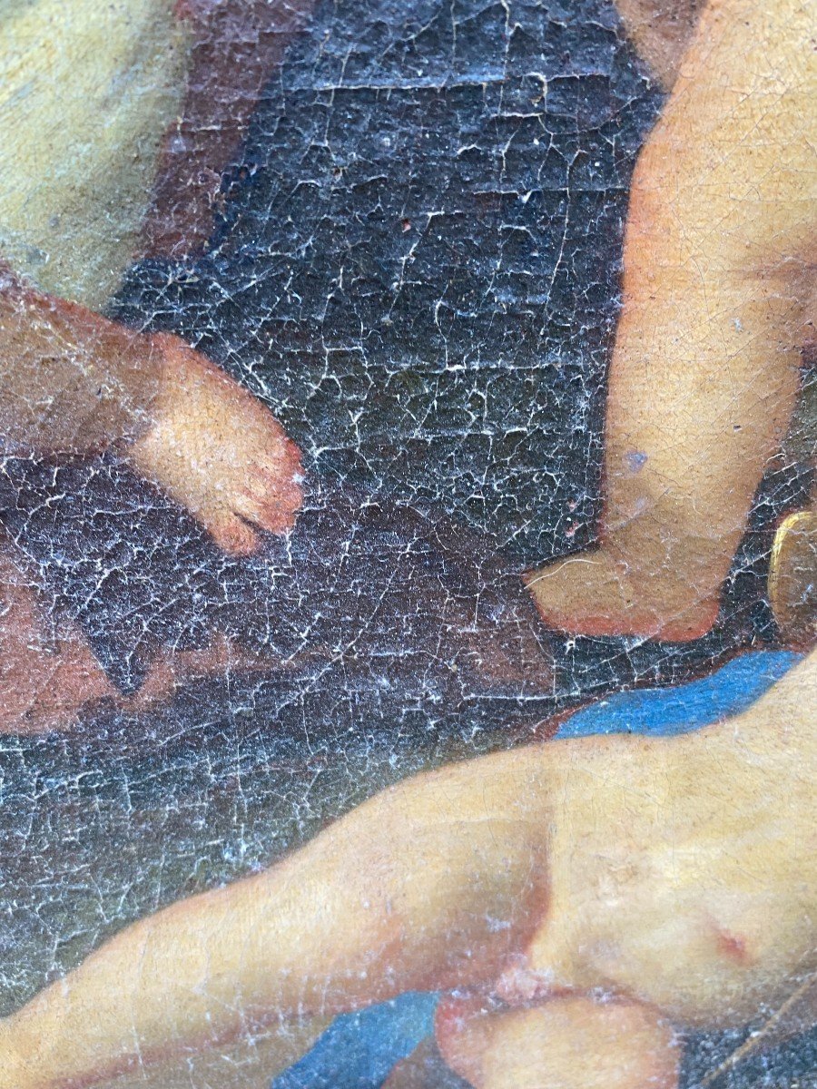 Reprise de l'Œuvre "Mars et Venus" de Nicolas POUSSIN -photo-5