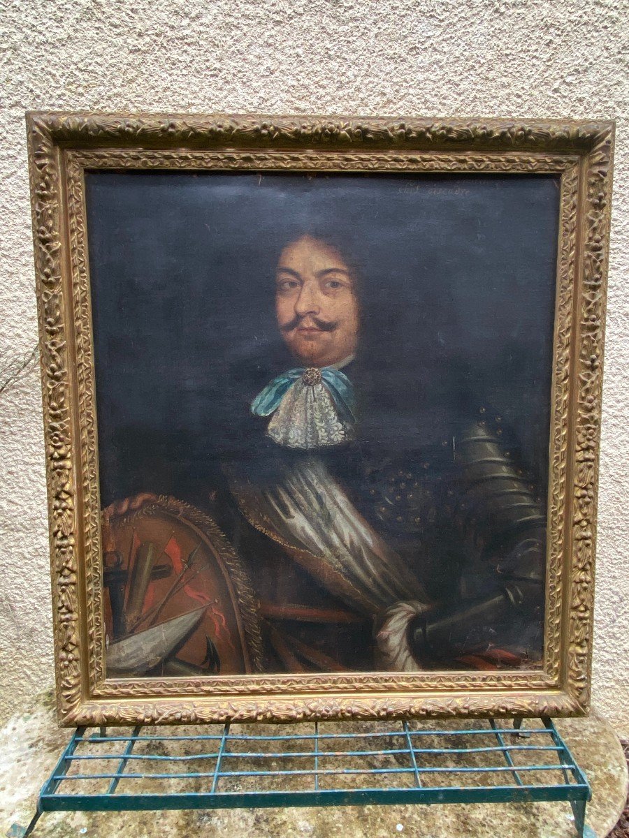 Portrait Of François Thiballier, Royal Navy, Wing Commander Of Louis XIV-photo-2