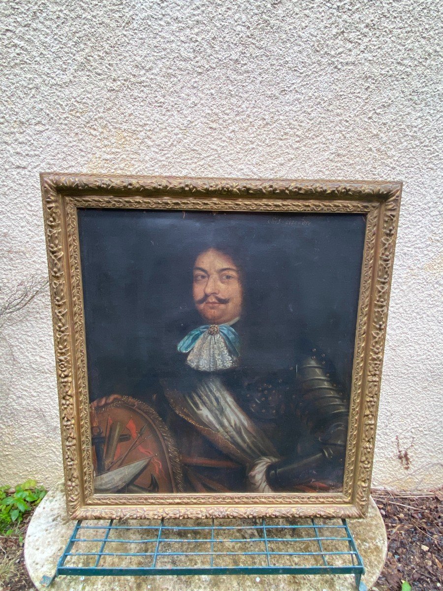 Portrait Of François Thiballier, Royal Navy, Wing Commander Of Louis XIV-photo-4