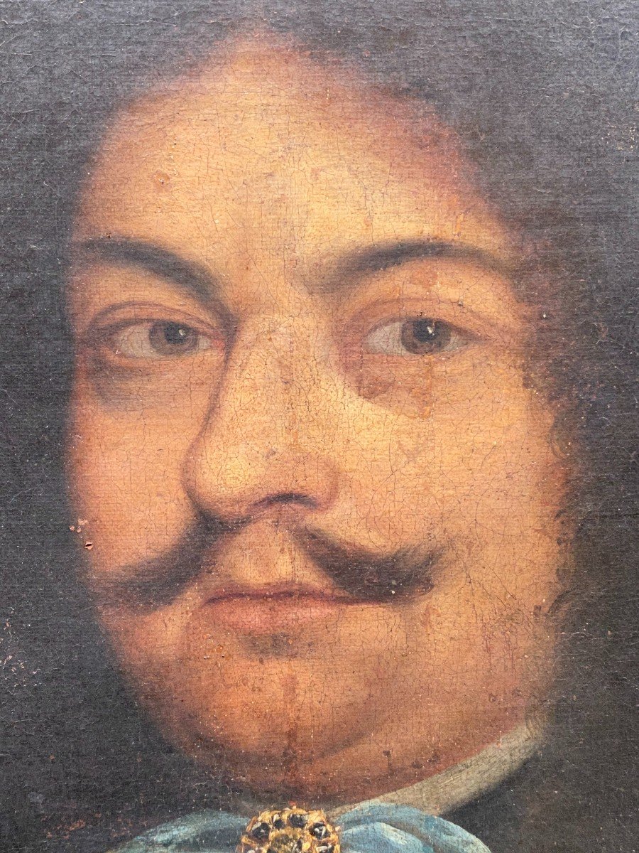 Portrait Of François Thiballier, Royal Navy, Wing Commander Of Louis XIV-photo-4