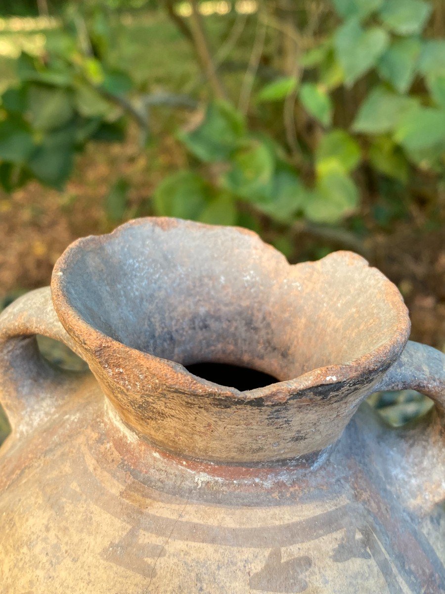 Terracotta Vase & Peru & Pre-columbian Art-photo-3