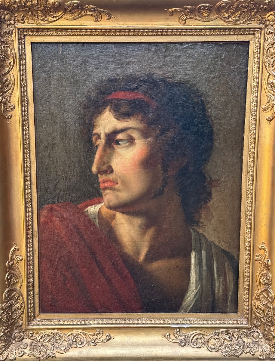 Portrait De François-joseph Talma - Ecole Francaise Vers 1800, Entourage De Jacques Louis David