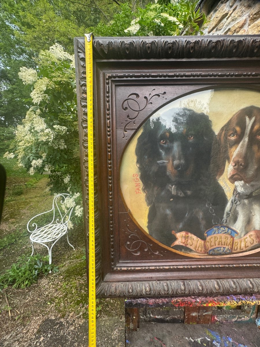 The Inseparables & Pastel Portraits Of Dogs & 1884-photo-5