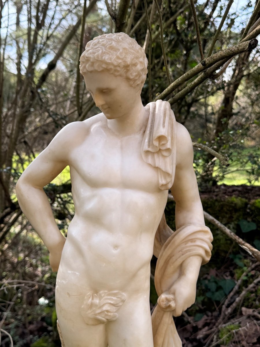 Sculpture Of An Ephebe Inspired By The Antinous Of The Belvedere -photo-2