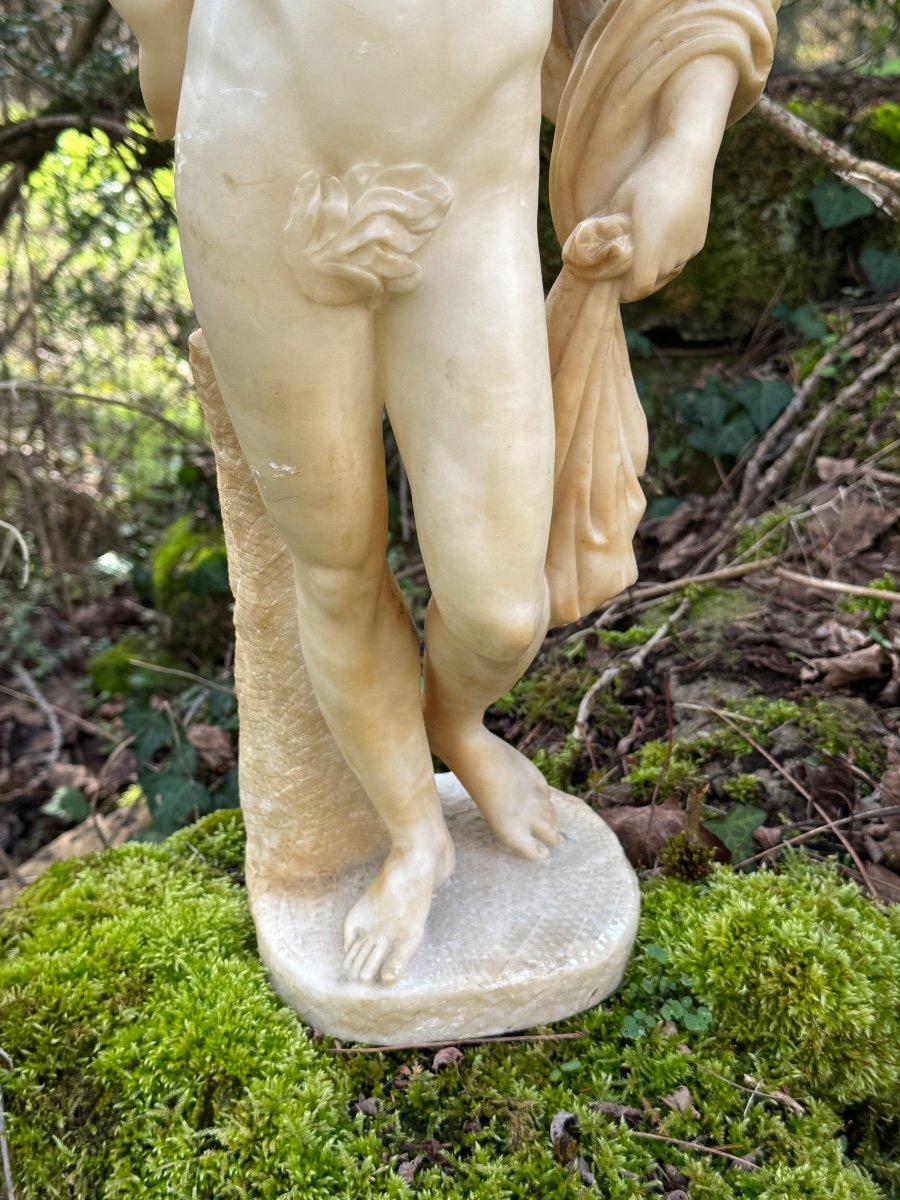 Sculpture d’un éphèbe Inspiré De L’antinoüs Du Belvédère -photo-3