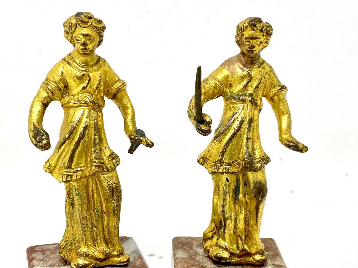 Pair Of Statuettes - XVI Th Century-photo-4