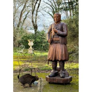 Sculpture Of A Breton & Quimper 1936