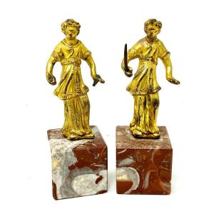 Pair Of Statuettes - XVI Th Century