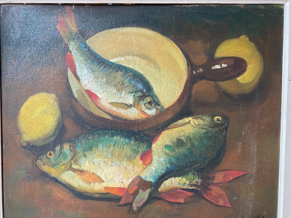 Van Den Weld "still Life With Carp"-photo-3