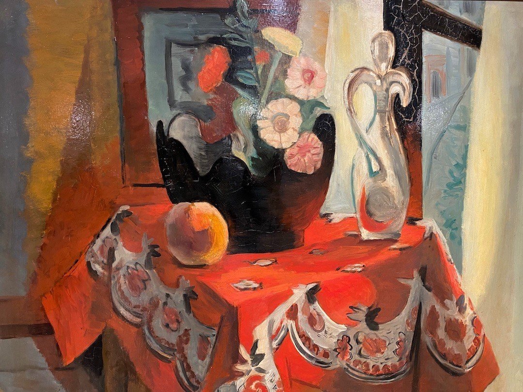 Théodore STRAWINSKY (St-Pétersbourg 1907- Genève 1989)"le tapis rouge"