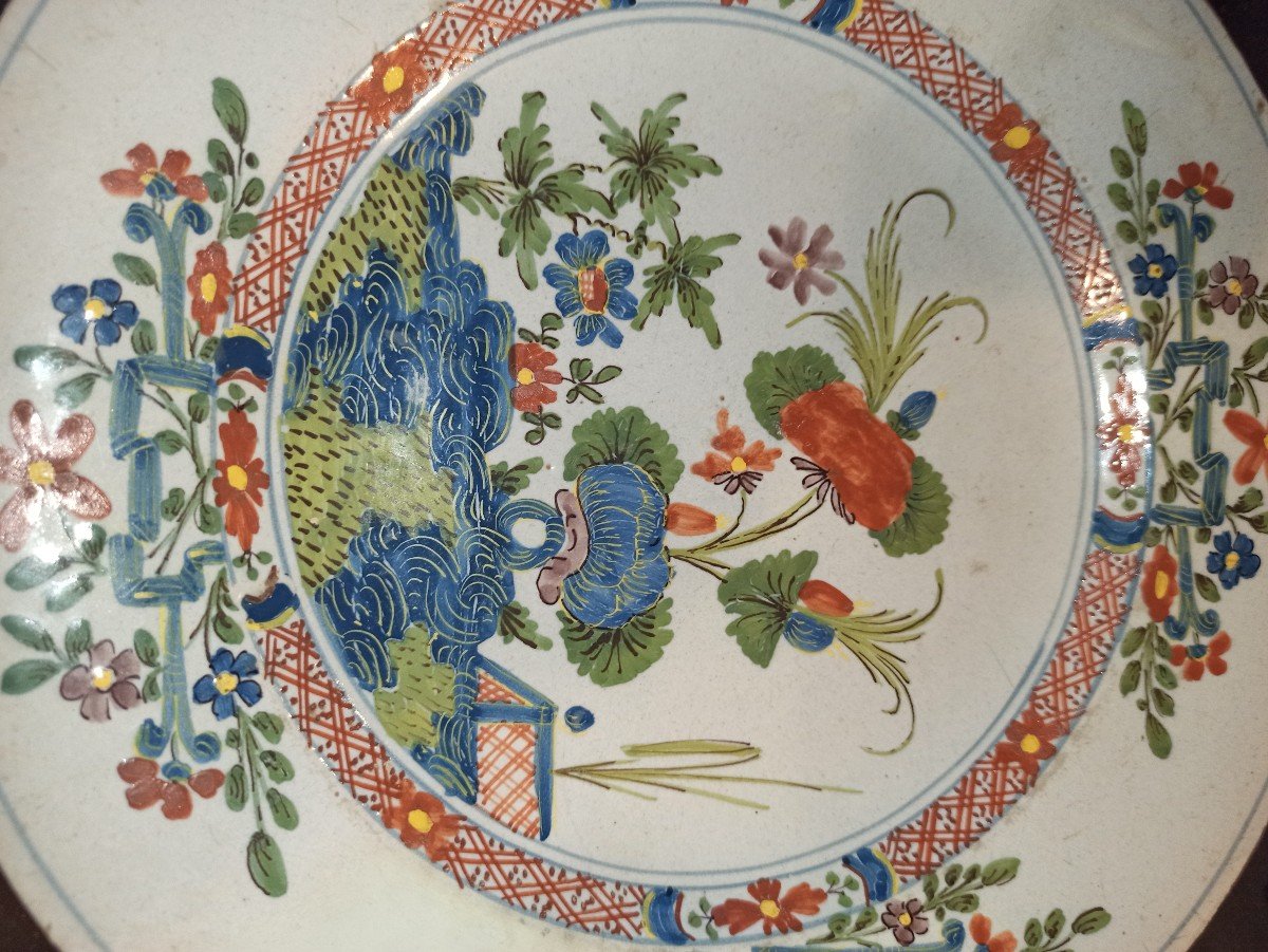 Assiette En Faience De Milan XVIII-photo-2