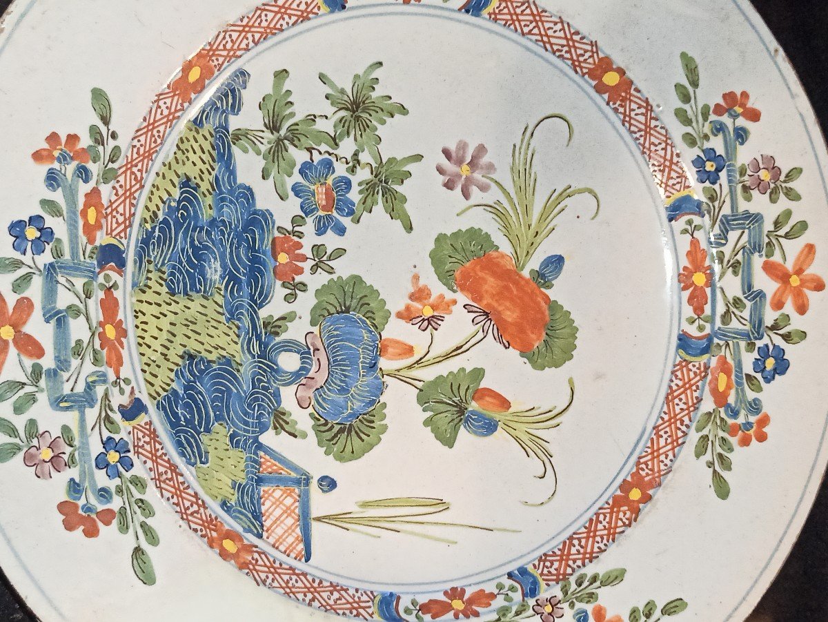 Assiette En Faience De Milan XVIII-photo-3