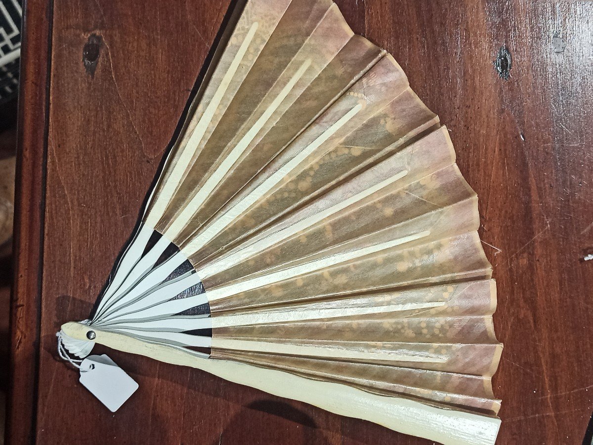 Advertising Fan From The Café De Paris Circa 1900-photo-2