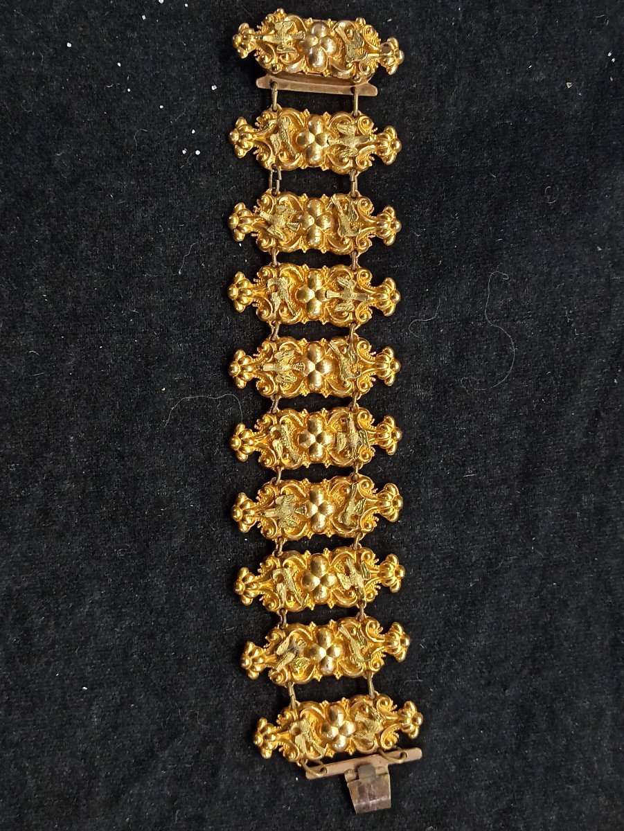 Bracelet Pomponne D époque Charles X