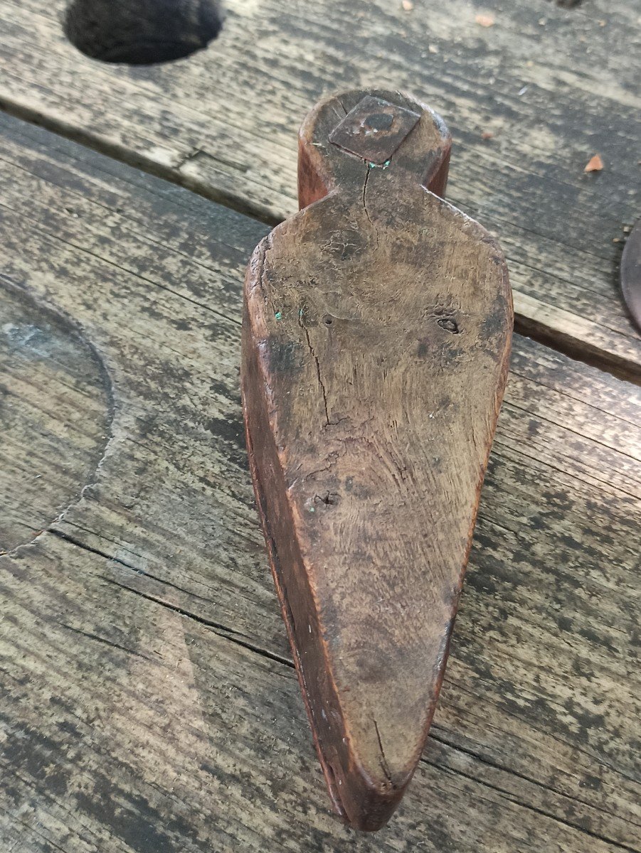 Carved Wooden Spice Box, Popular Indian Work, Colonial Period-photo-3