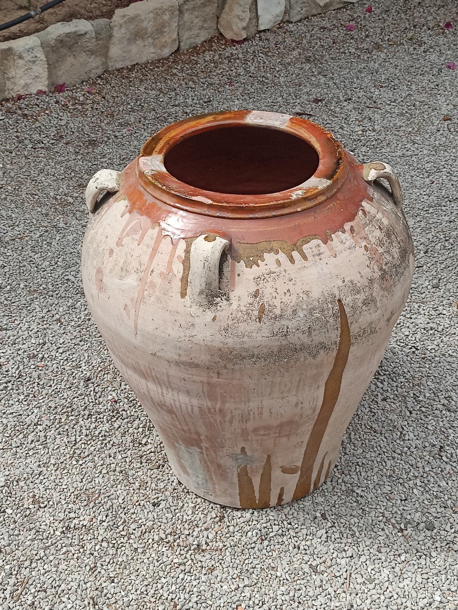 Catalan Oil Jar In Terracotta Circa 1900-photo-2