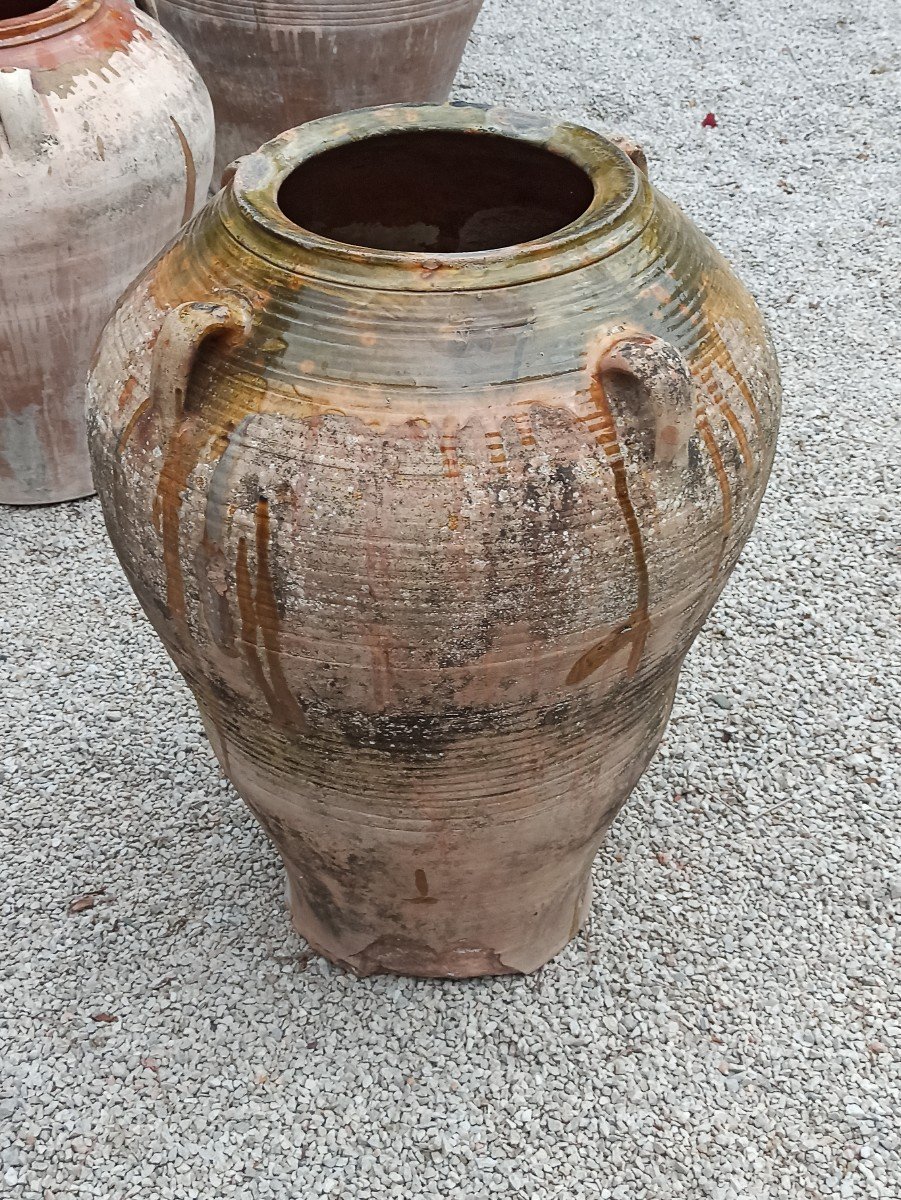 Catalan Oil Jar In Terracotta Circa 1880-photo-2