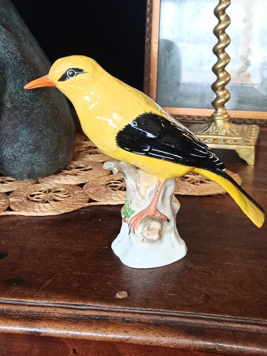 Porcelain Bird From The Vienna Manufactory, 19th Century