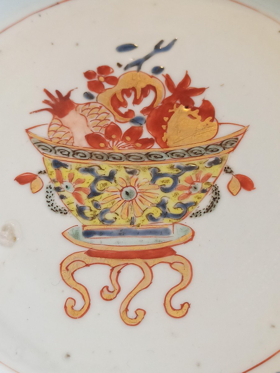 Chinese Porcelain Plate From The Famille Verte, Early 18th Century-photo-2