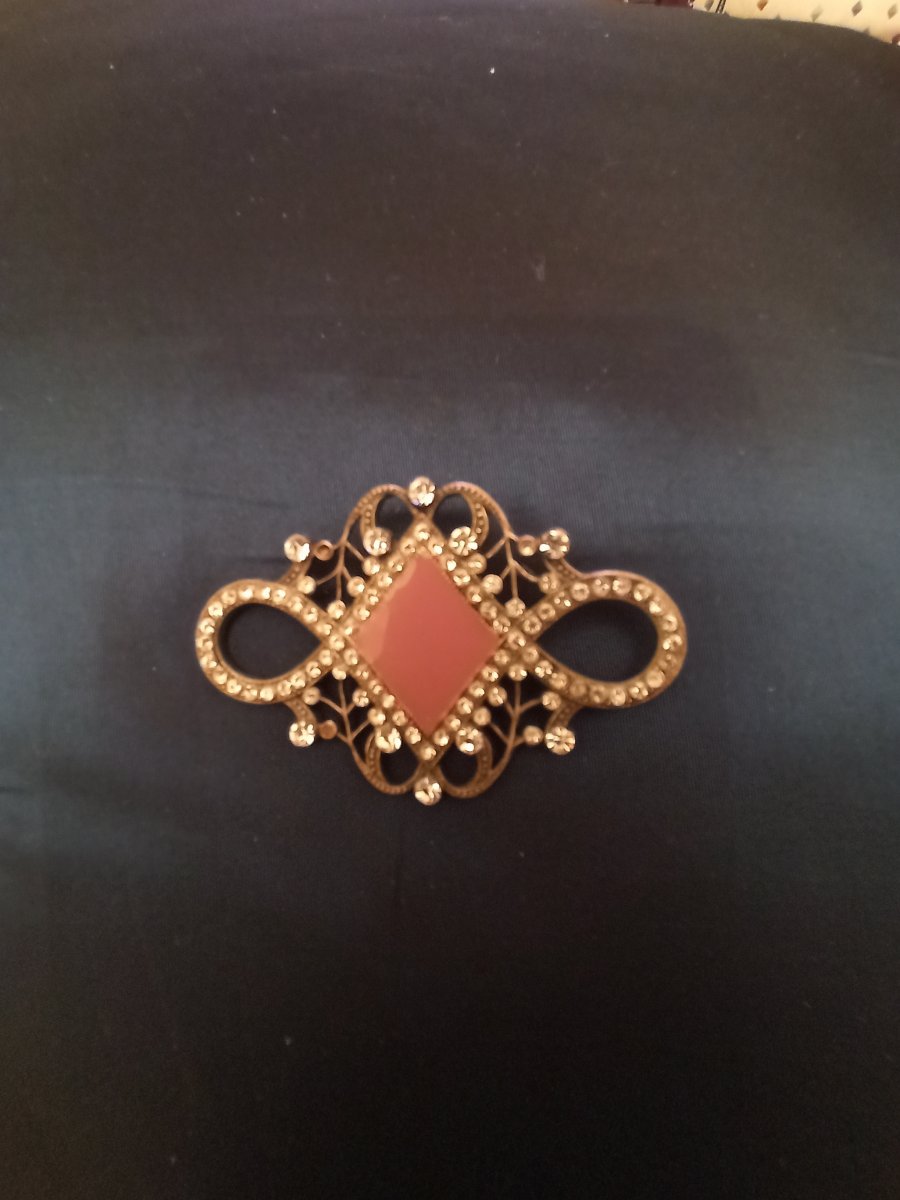 Fancy Brooch Circa 1950-photo-2